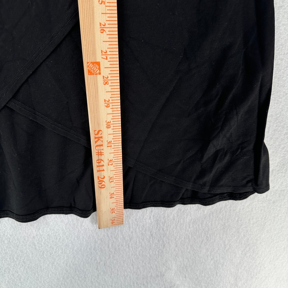 bryn Walker Black Draped Front Sleeveless Tunic - Picture 4 of 11